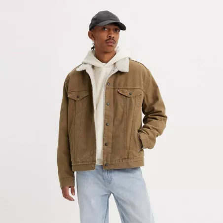VESTE VESTE TRUCKER SHERPA...