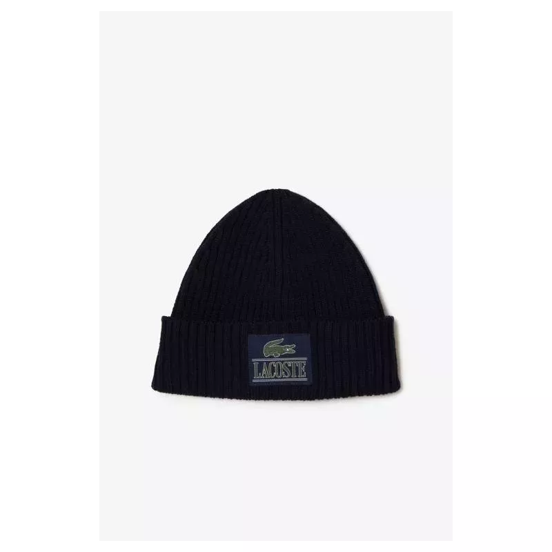 BONNET UNISEXE LACOSTE EN LAINE