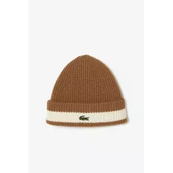 BONNET UNISEXE LACOSTE EN LAINE