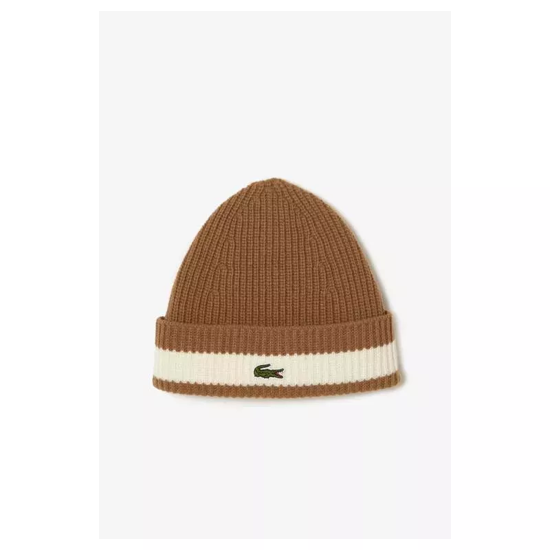 BONNET UNISEXE LACOSTE EN LAINE
