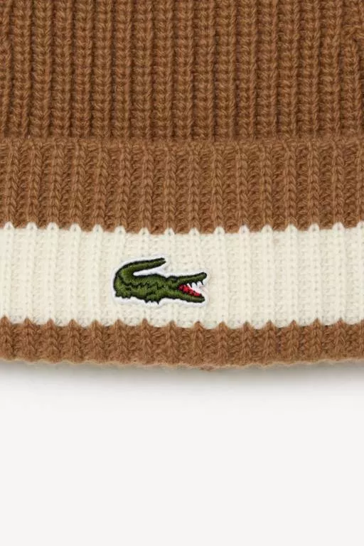 BONNET UNISEXE LACOSTE EN LAINE