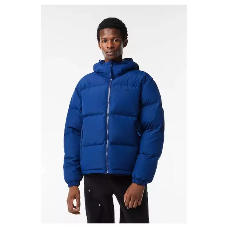 DOUDOUNE COURTE HOMME LACOSTE MATELASSEE DEPERLANTE