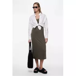 ROBE MIDI DÉBARDEUR