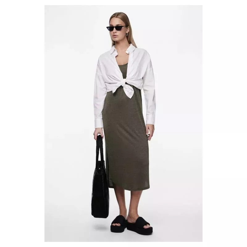 ROBE MIDI DÉBARDEUR