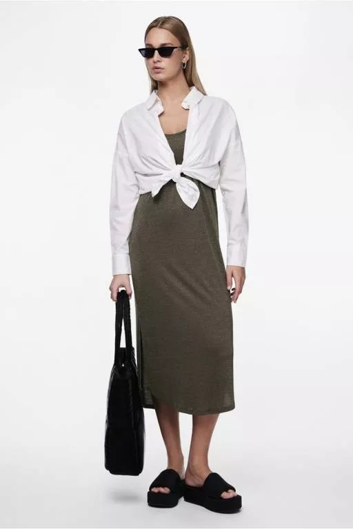 ROBE MIDI DÉBARDEUR