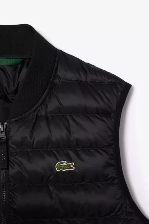 DOUDOUNE HOMME LACOSTE SANS MANCHE DÉPERLANTE
