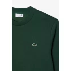 SWEATSHIRT JOGGER HOMME LACOSTE EN MOLLETON GRATTÉ DE COTON BIOLOGIQUE