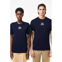 T-SHIRT REGULAR FIT AVEC MARQUAGE EN JERSEY DE COTON