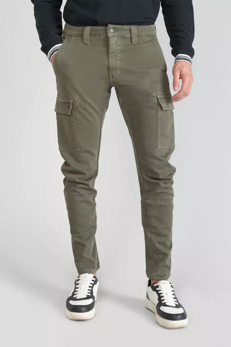 Koge Army Jogg tapered arqué kaki