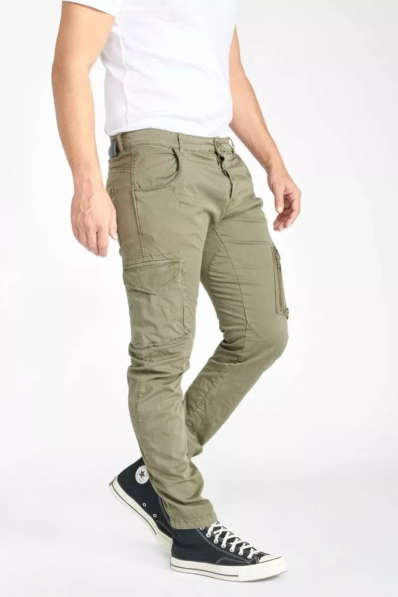 Pantalon cargo Alban kaki
