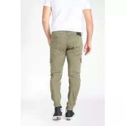 Pantalon cargo Alban kaki