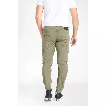Pantalon cargo Alban kaki