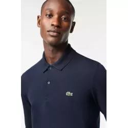 POLO REGULAR FIT COTON POLYESTER MANCHES LONGUES