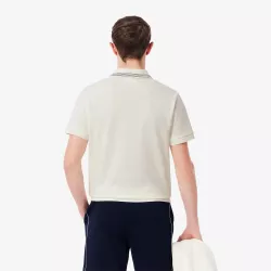 Polo L.12.12 regular fit badge imprimé