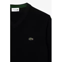 PULL À COL V EN COTON BIOLOGIQUE UNI