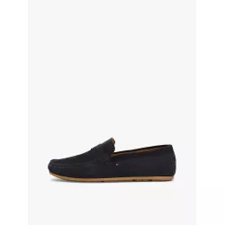 Mocassins décontractés en cuir crantés
