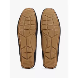 Mocassins décontractés en cuir crantés