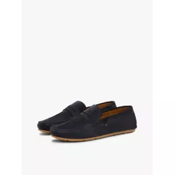 Mocassins décontractés en cuir crantés