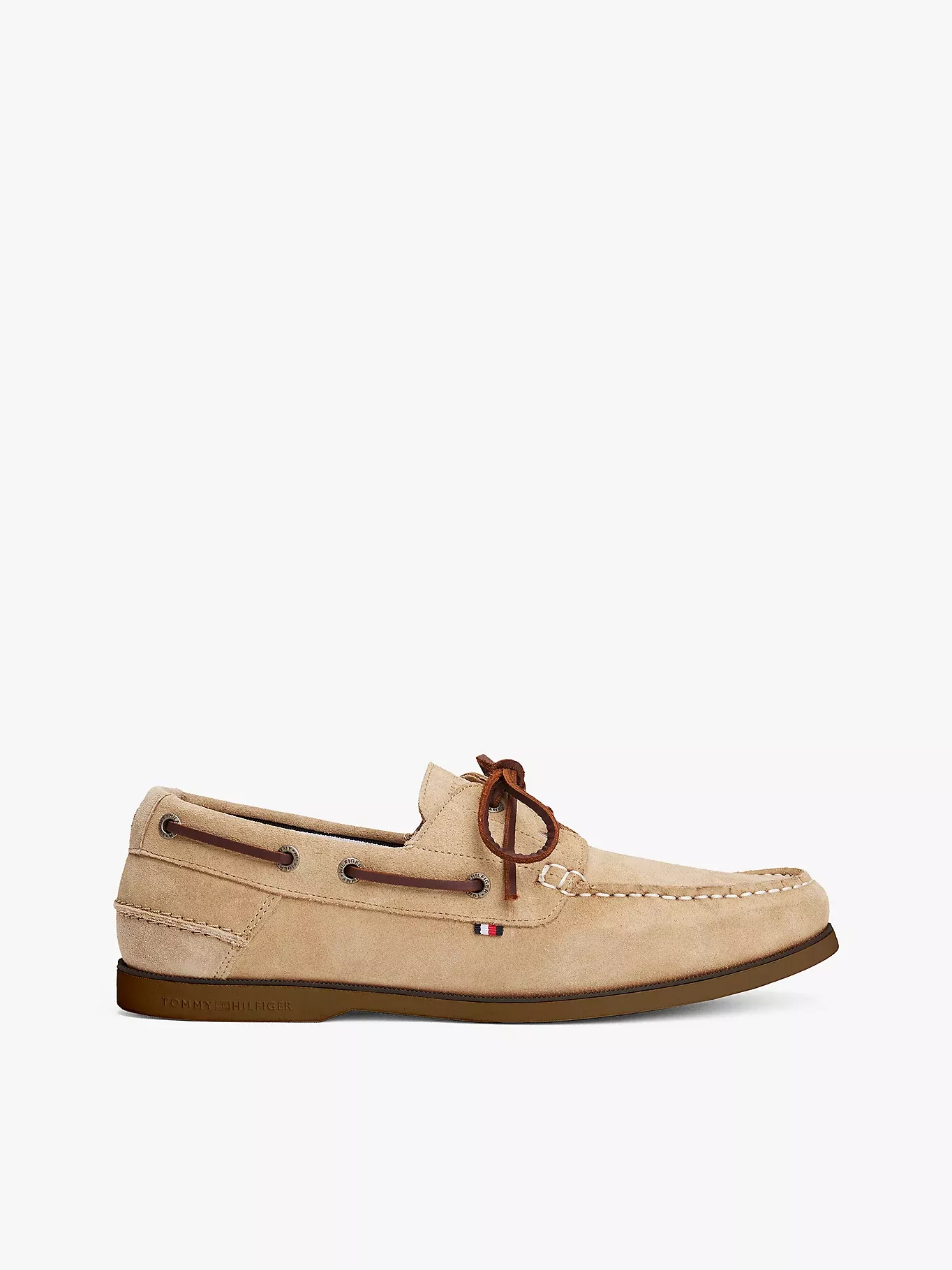 Chaussures bateau en daim