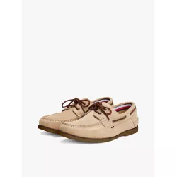 Chaussures bateau en daim