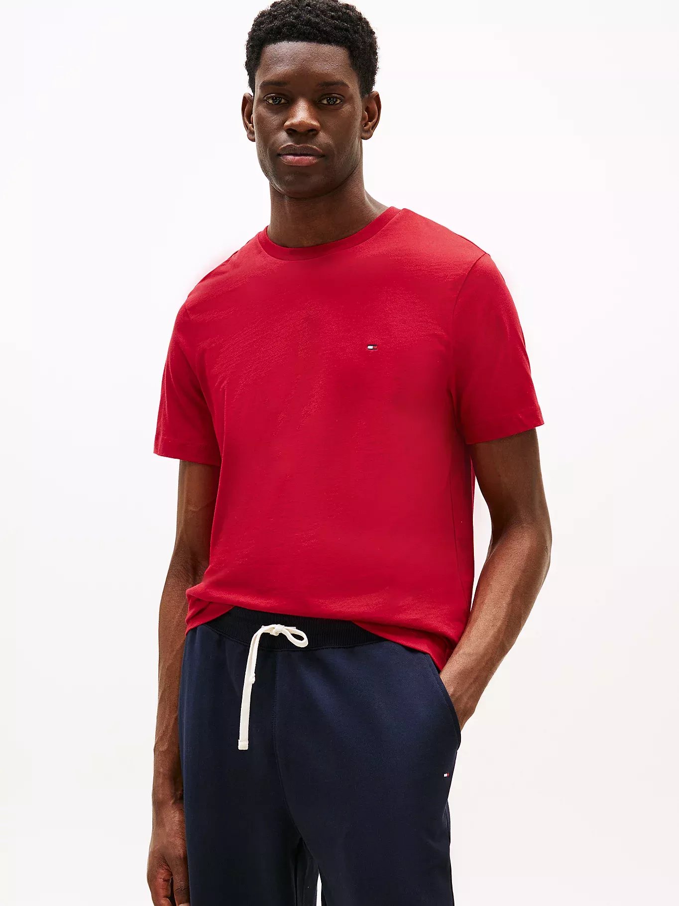 T-shirt à drapeau brodé