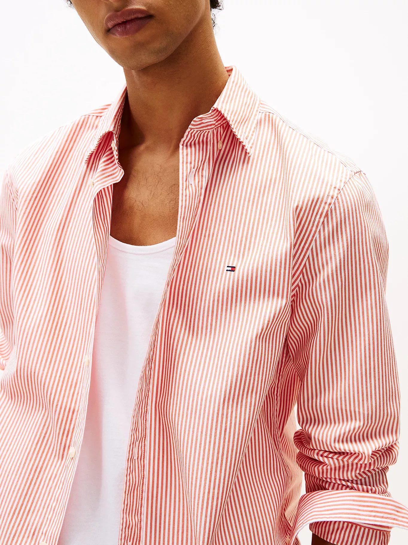 Chemise en popeline Flex à rayures