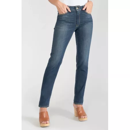 Jeans pulp regular taille haute bleu N°1