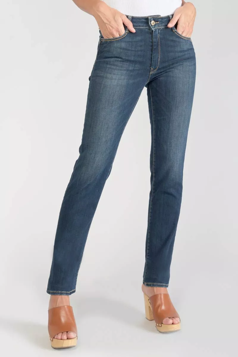 Jeans pulp regular taille haute bleu N°1