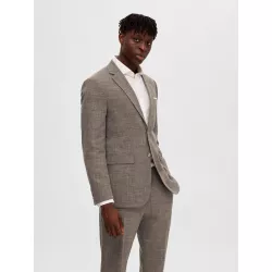 COUPE SLIM BLAZER À SIMPLE BOUTONNAGE