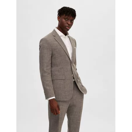 COUPE SLIM BLAZER À SIMPLE BOUTONNAGE