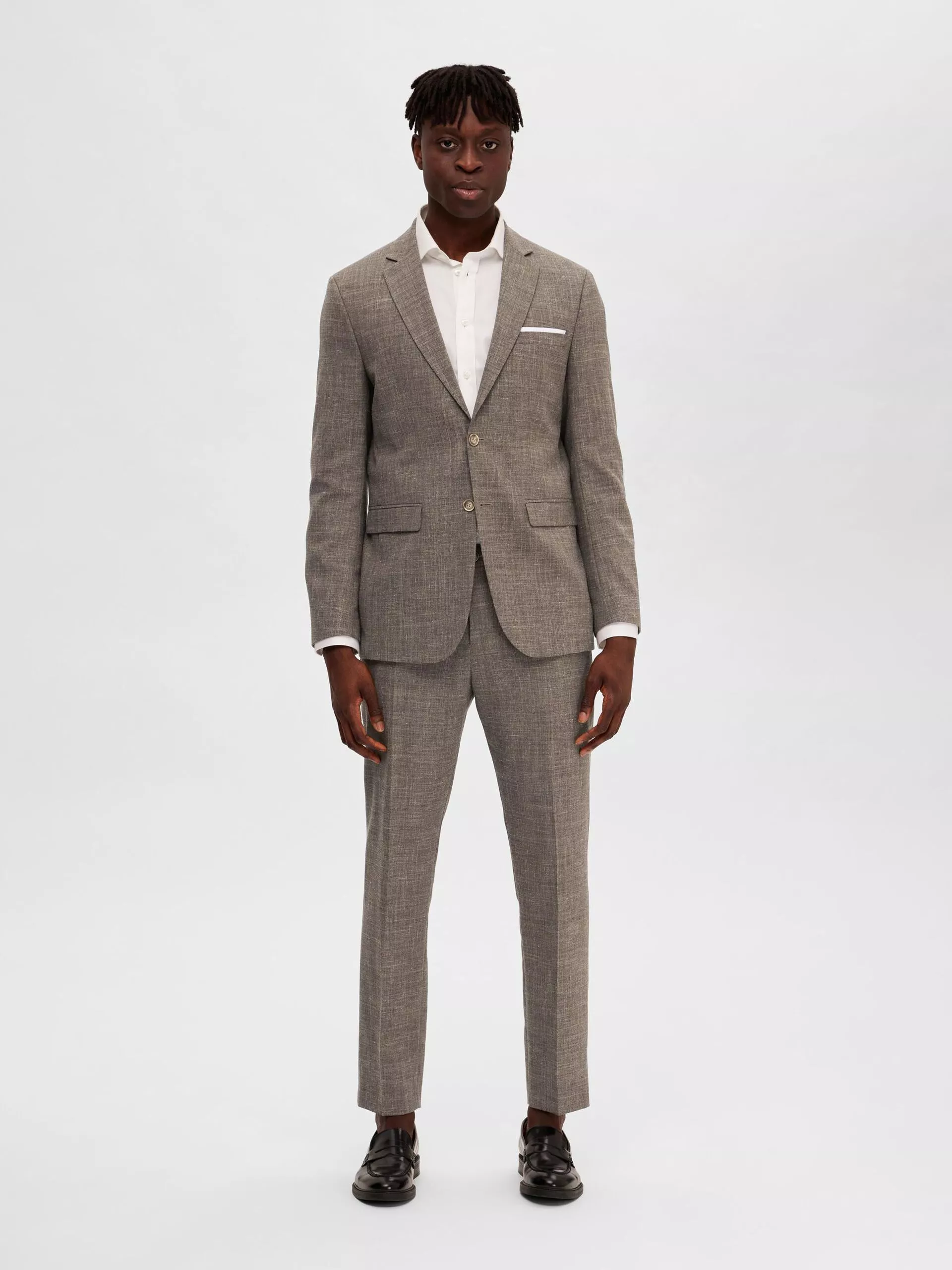 COUPE SLIM BLAZER À SIMPLE BOUTONNAGE