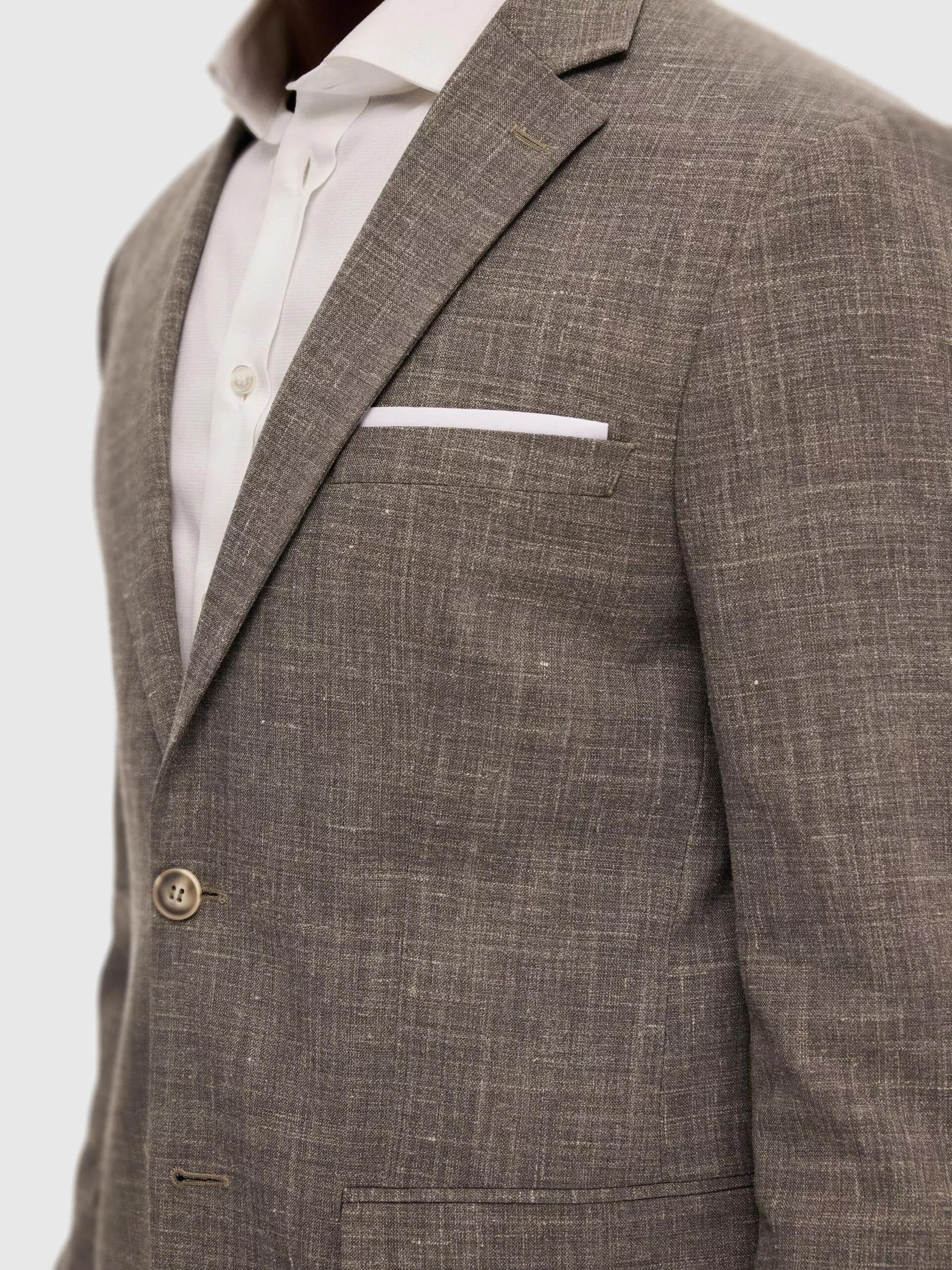 COUPE SLIM BLAZER À SIMPLE BOUTONNAGE