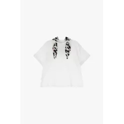 T-shirt manches courtes et foulard