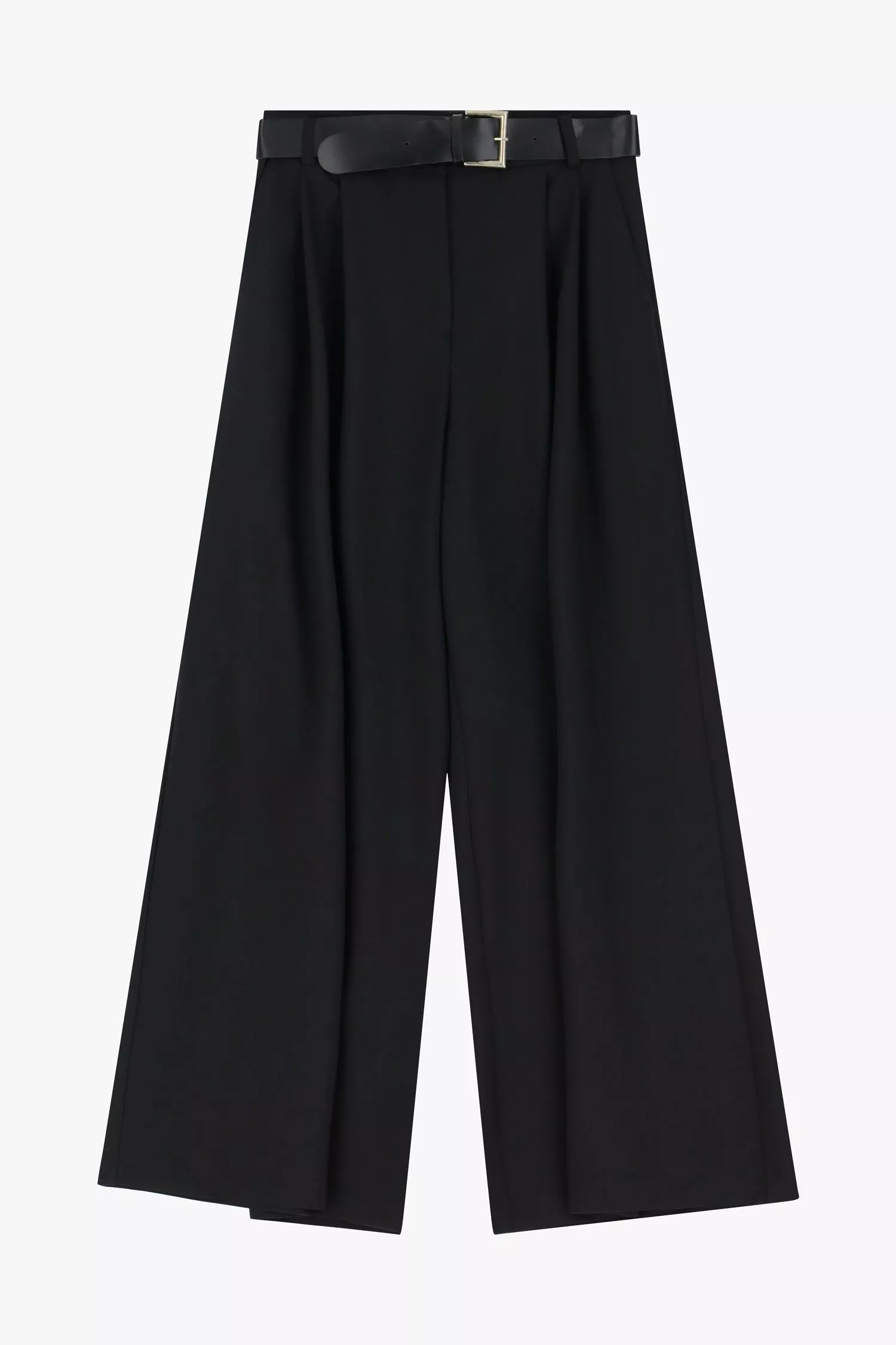 Pantalon palazzo élégant uni