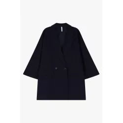 Manteau à boutons et poches