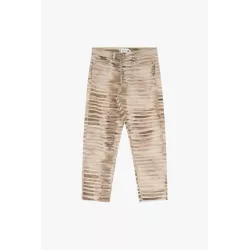 Pantalons imprimés coupe cropped