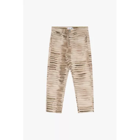 Pantalons imprimés coupe cropped