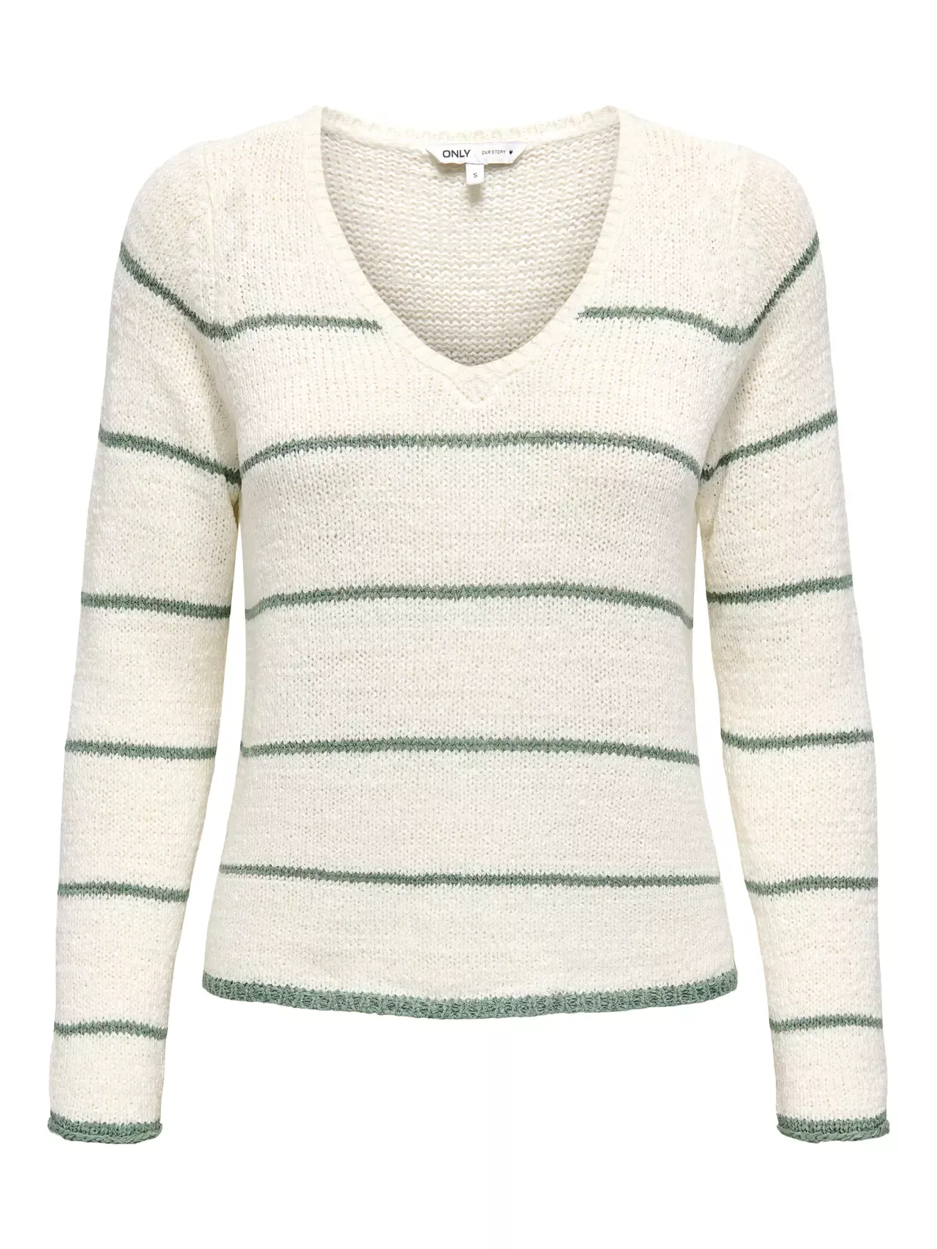 Pull col V sans manches en tricot