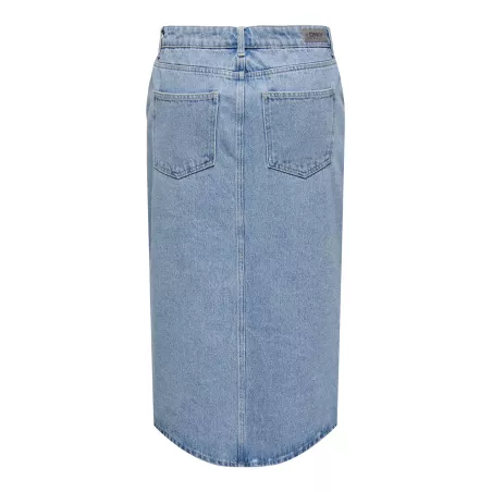 JUPE MIDI EN JEAN