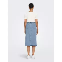 JUPE MIDI EN JEAN