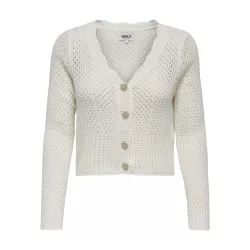 CARDIGAN EN MAILLE À COL EN V