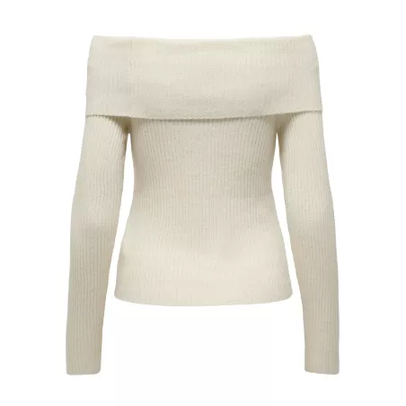 Pull en tricot à épaules dénudées