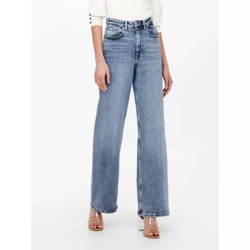 JEANS JAMBE LARGE