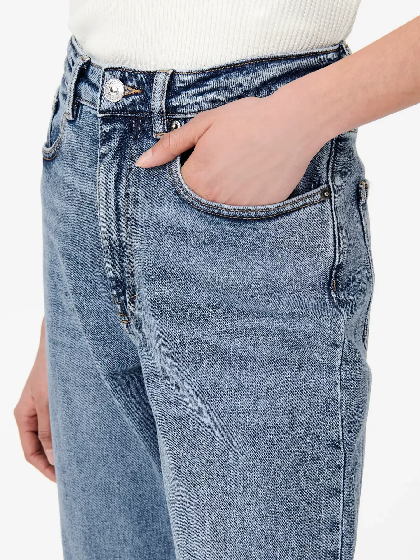 JEANS JAMBE LARGE