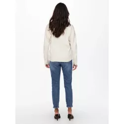 Pull col en V manches longues