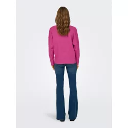 Pull col en V manches longues