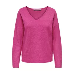 Pull col en V manches longues