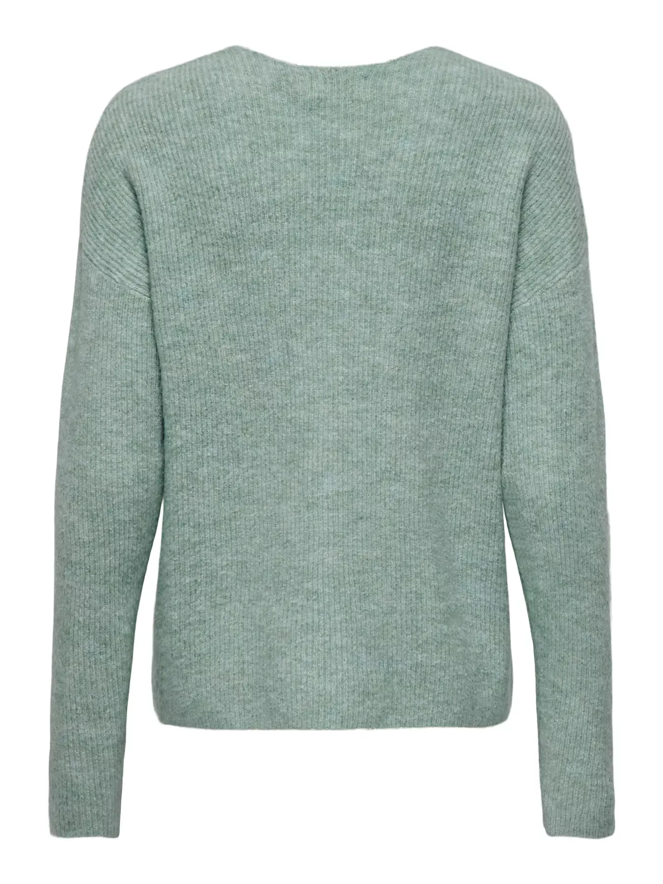 Pull col V à manches longues en tricot