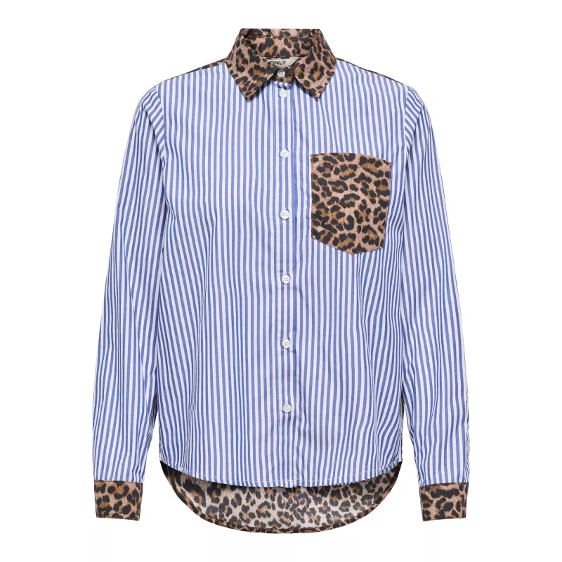 Chemise mixte à manches longues
