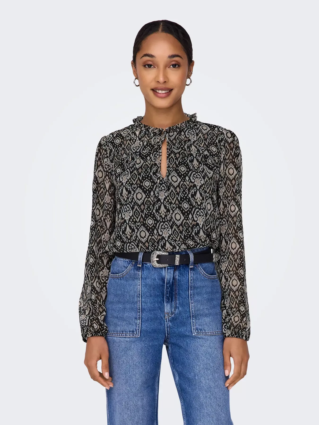 Chemisier à manches longues